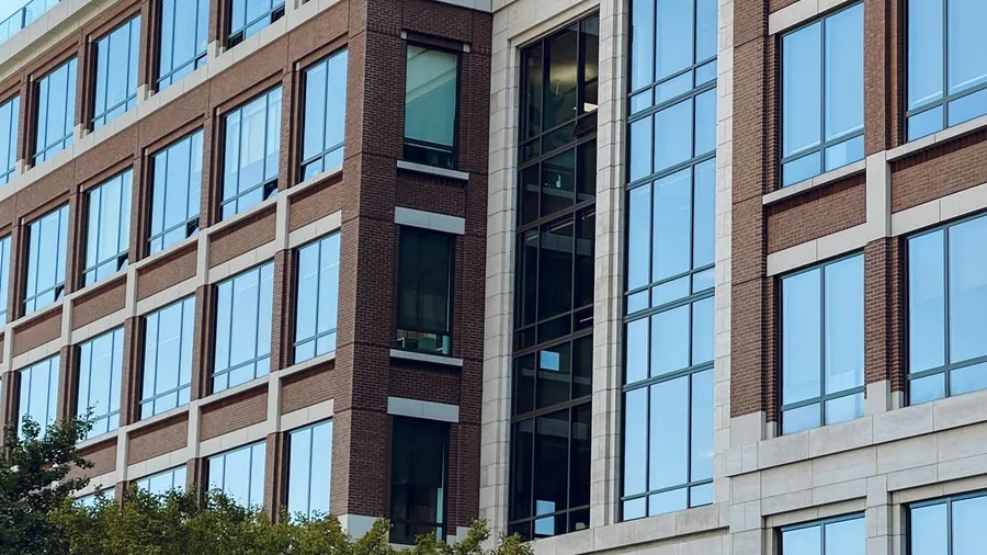 Modern commercial office building exterior